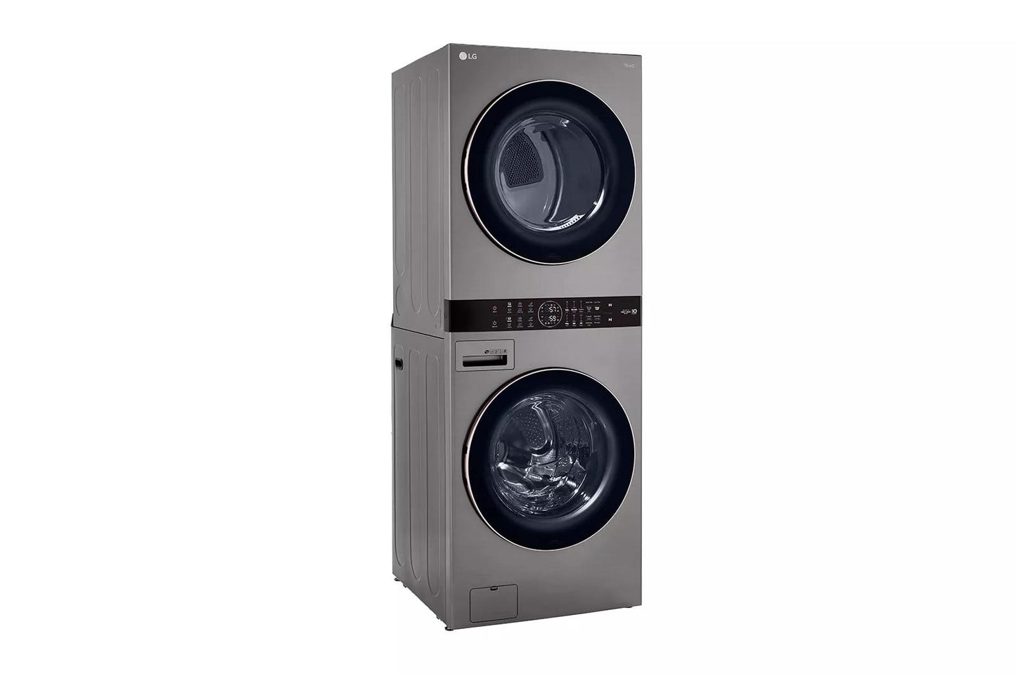 LG WKG101HVA Single Unit Front Load LG Washtower With Center Control 4.5...