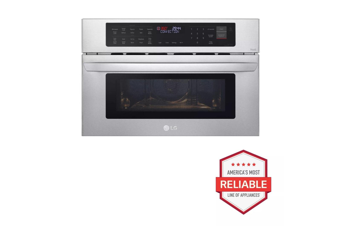 LG MZBZ1715S LG 1.7 Cu. Ft. Smart Wi-fi Enabled Built-in Speed Oven & Microwave