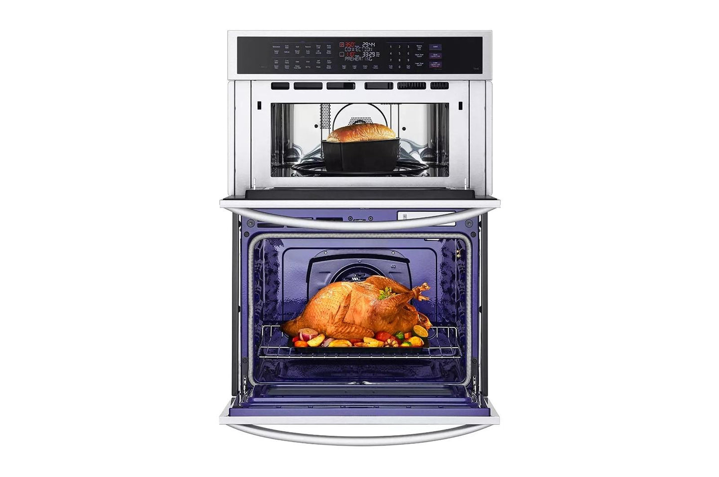 LG WCEP6427F 1.7/4.7 Cu. Ft. Smart Combination Wall Oven With Instaview, TRUE...