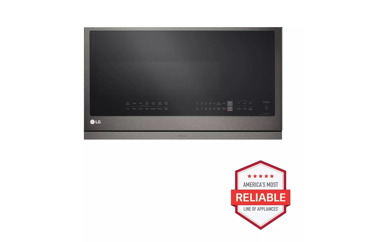 LG MVEL2137D 2.1 Cu. Ft. Wi-fi Enabled Over-the-range Microwave Oven With EASYCL...