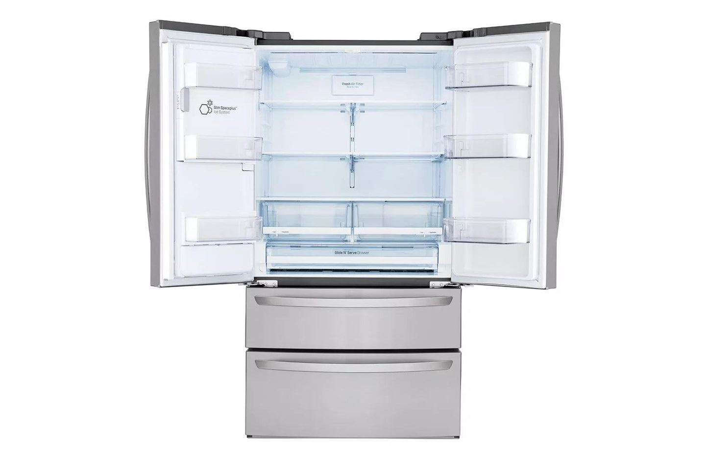 LG LMXS28626S LG 28 CU.FT. Capacity 4-door French Door Refrigerator