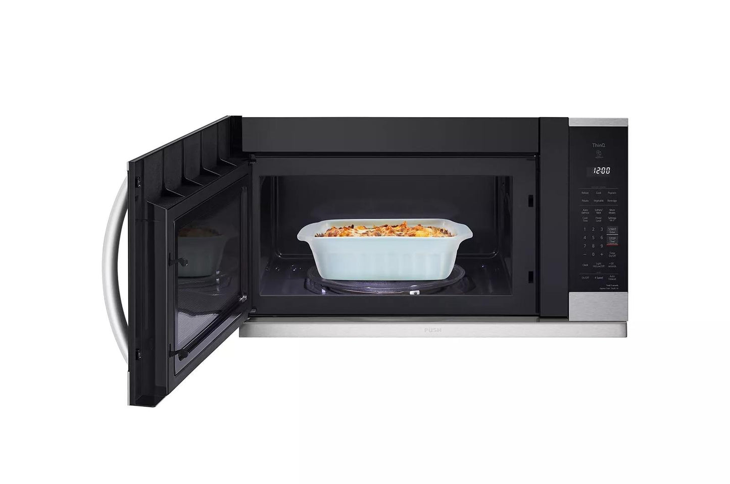 LG MVEL2125F 2.1 Cu. Ft. Smart Wi-fi Enabled Over-the-range Microwave Oven With ...