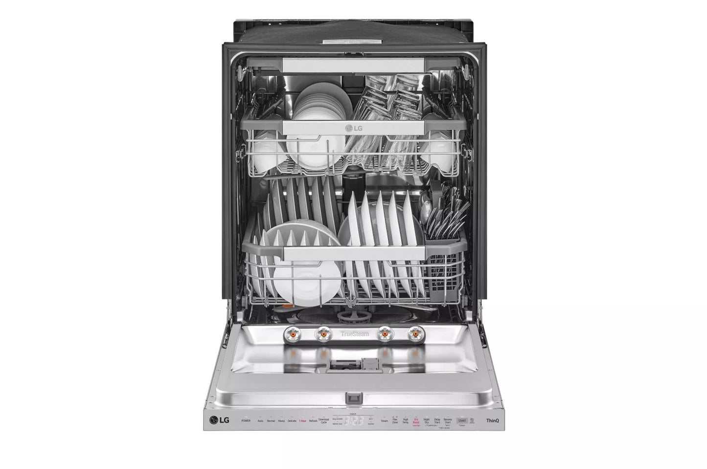LG LDPH7972S Smart Top Control Dishwasher With 1-hour Wash & Dry, Quadwash PR...