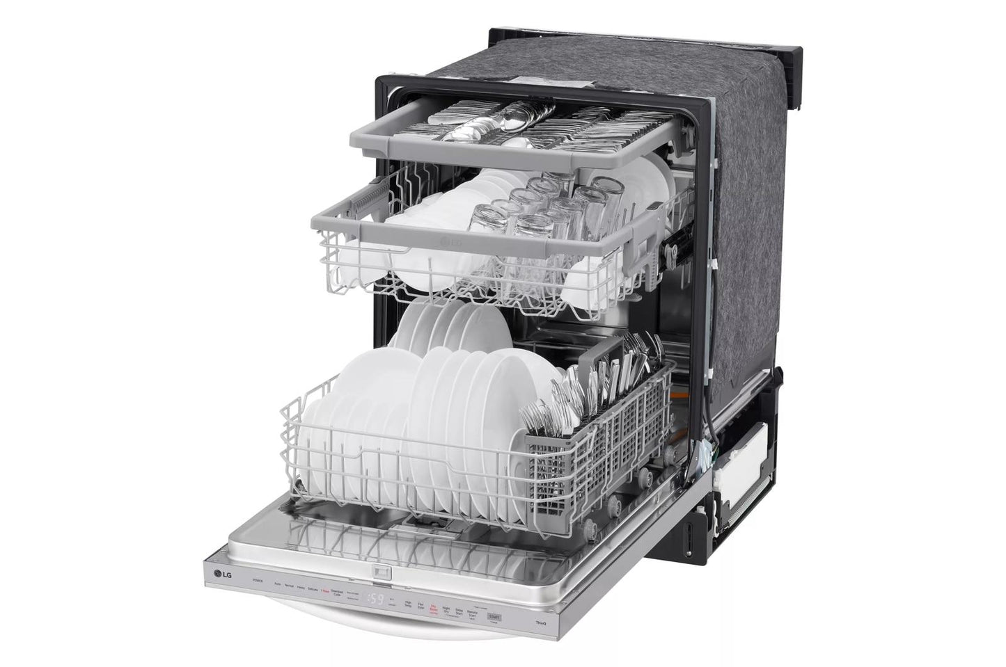 LG LDTH5554S Top-control Dishwasher With 1-hour Wash & Dry, Quadwash Pro, AND...