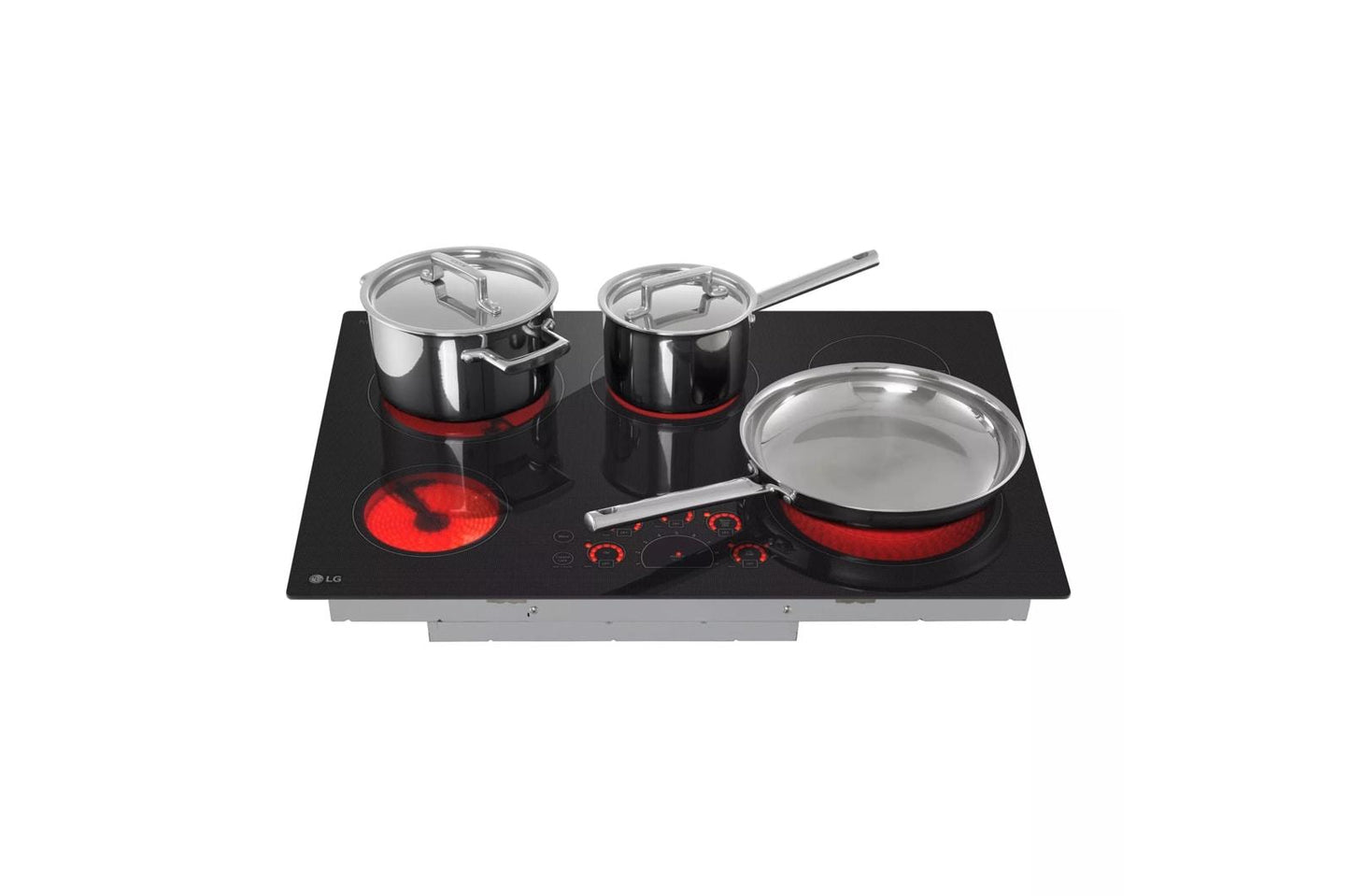 LG LCE3010SBE LG 30"" Electric Cooktop With Ultraheat 3.0KW Element