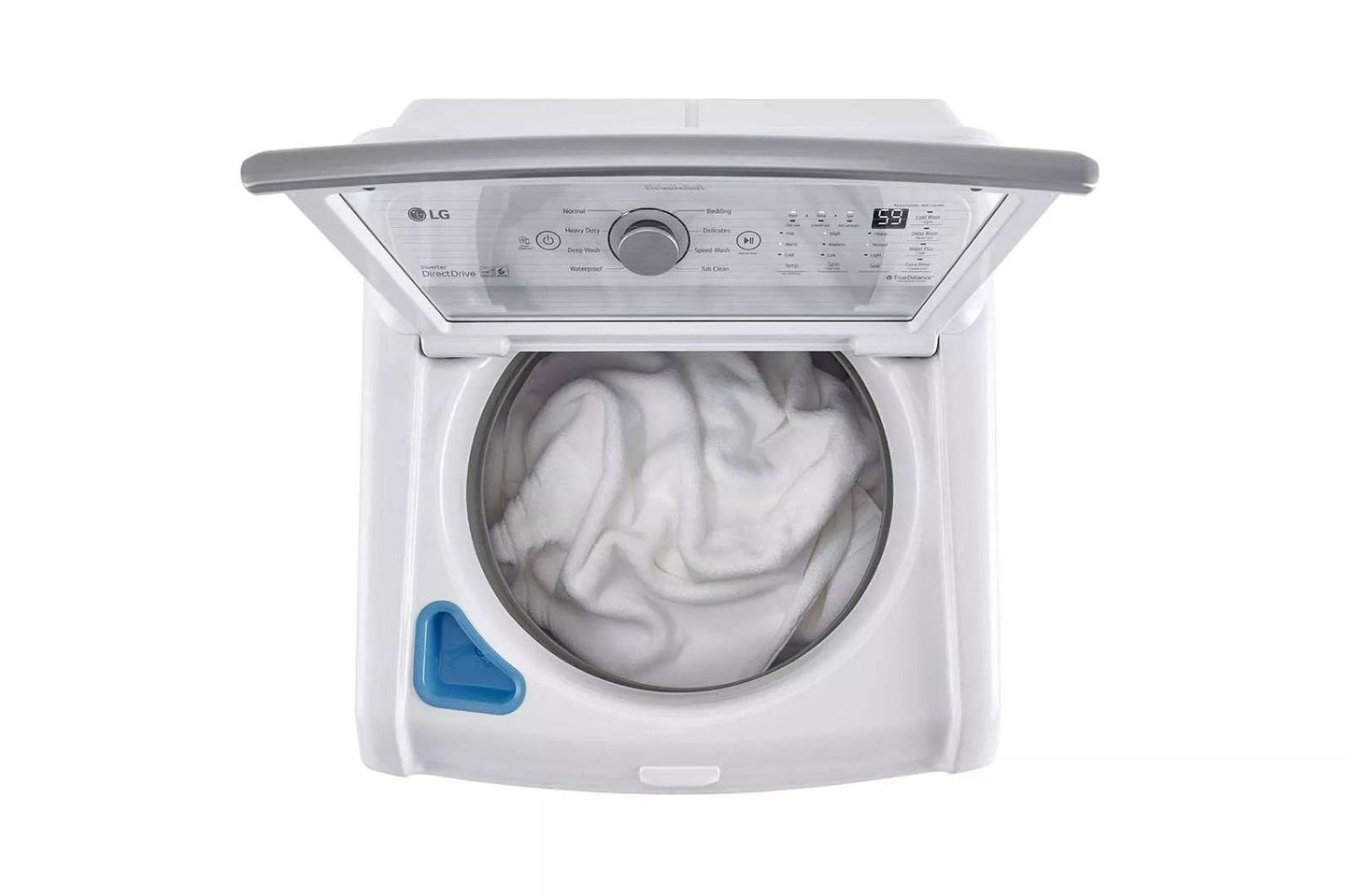 LG WT7150CW 5.0 Cu. Ft. MEGA Capacity Top Load Washer With Turbodrum TECHNO...