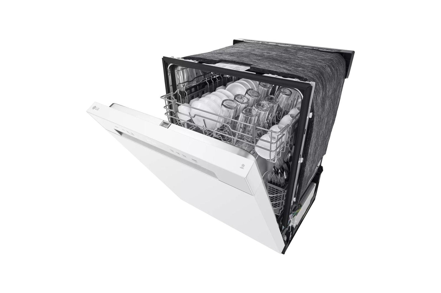 LG LDFC2423W Front Control Dishwasher With Lodecibel Operation and Dynamic Dry
