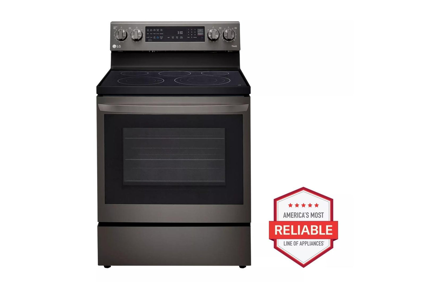 LG LREL6325D 6.3 Cu Ft. Smart Wi-fi Enabled Electric Single Oven Instaview R...