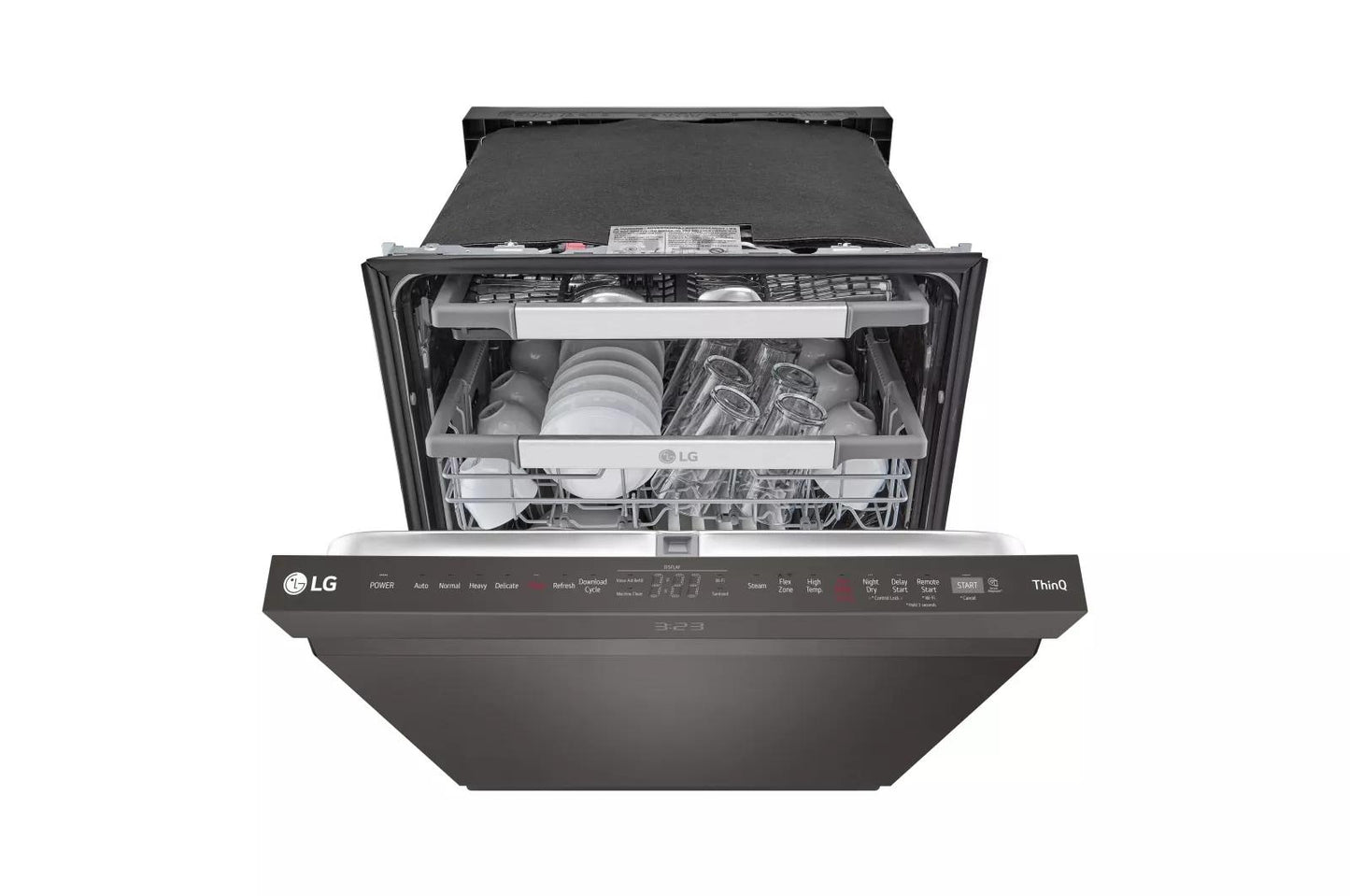 LG LDPH7972D Smart Top Control Dishwasher With 1-hour Wash & Dry, Quadwash P...