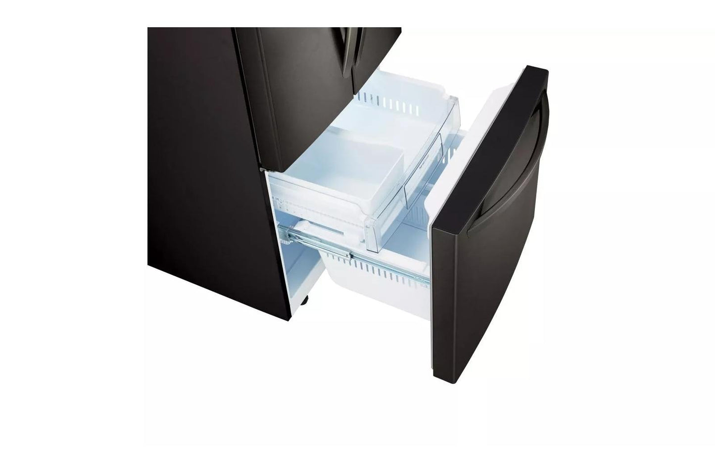 LG LFCS22520D LG Black Stainless Steel Series 21 Cu. Ft. Large Capacity 30"" Wide ...