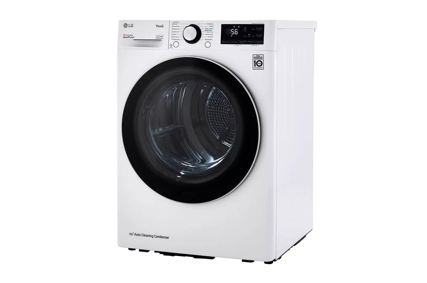 LG DLHC1455W 4.2 CU.FT. Smart Wi-fi Enabled Compact Front Load Dryer With Dual I...