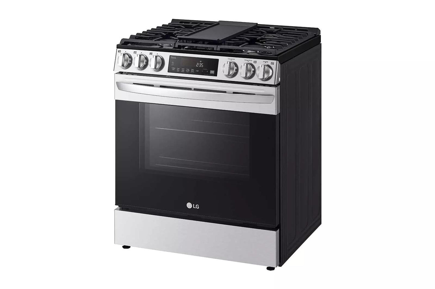 LG LSGL5833F 5.8 Cu Ft. Smart Wi-fi Enabled Fan Convection Gas Slide-in Range WI...