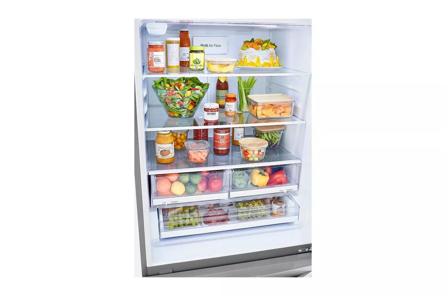 LG LRDCS2603S LG 26 Cu. Ft. Bottom Freezer Refrigerator