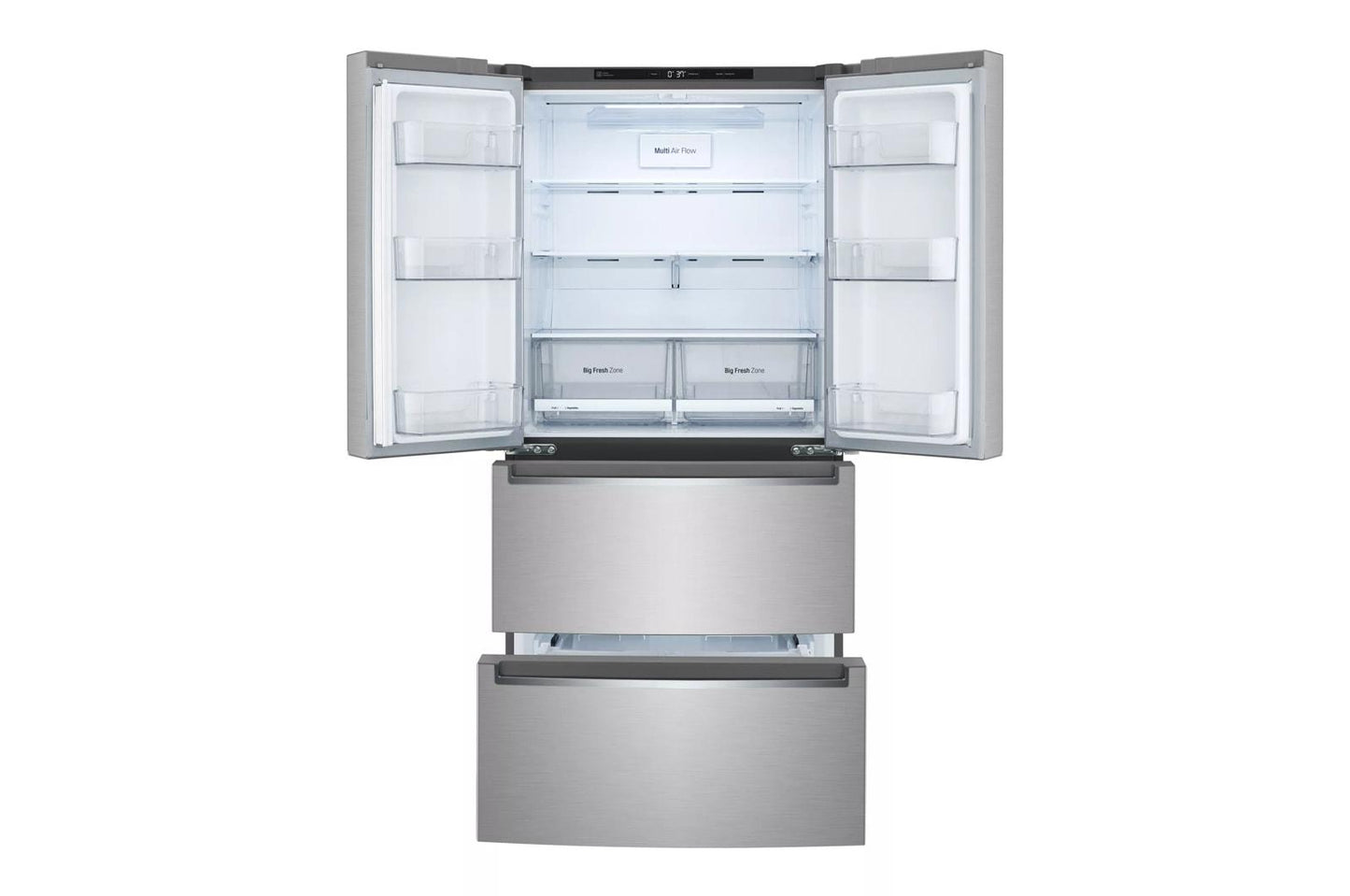 LG LRMNC1803S 19 Cu. Ft. Counter-depth French Door Refrigerator With Door Cooling+