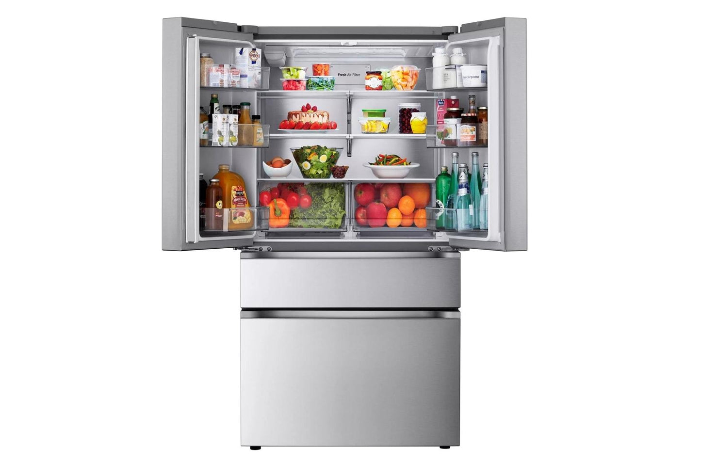 LG LF26C8210S 26 CU.FT. Counter-depth Max, 4-door French Door Refrigerator With F...