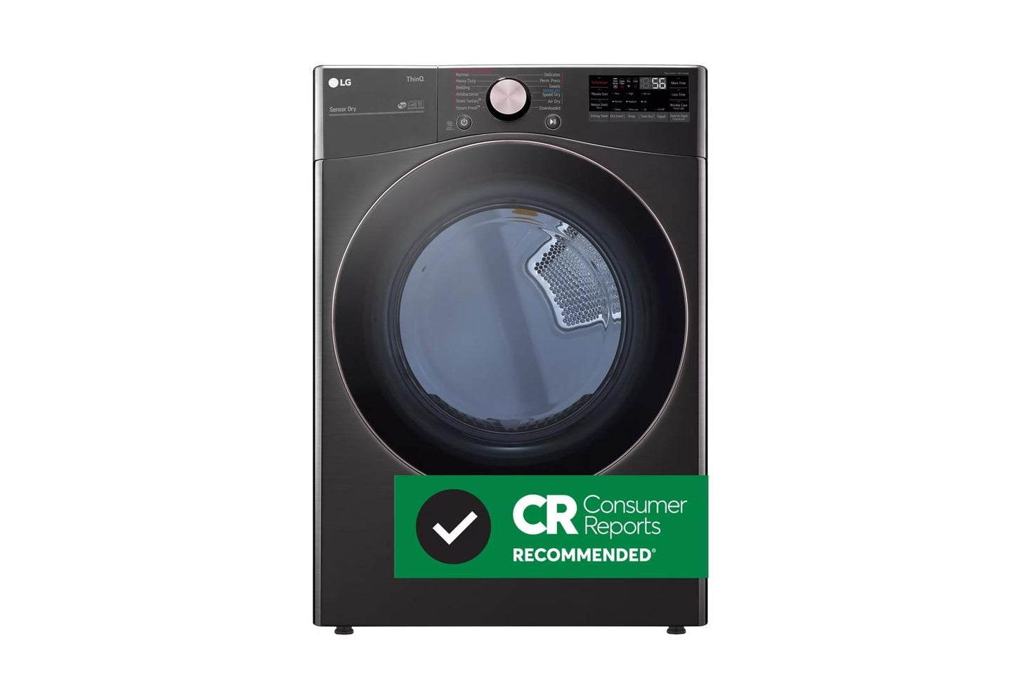 LG DLEX4000B 7.4 Cu. Ft. Ultra Large Capacity Smart Wi-fi Enabled Front Load ELE...