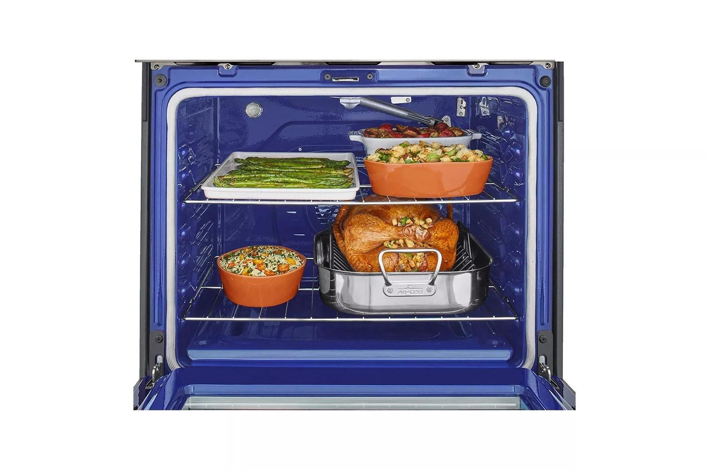 LG LRGL5823D 5.8 Cu Ft. Smart Wi-fi Enabled Fan Convection Gas Range With Air FR...