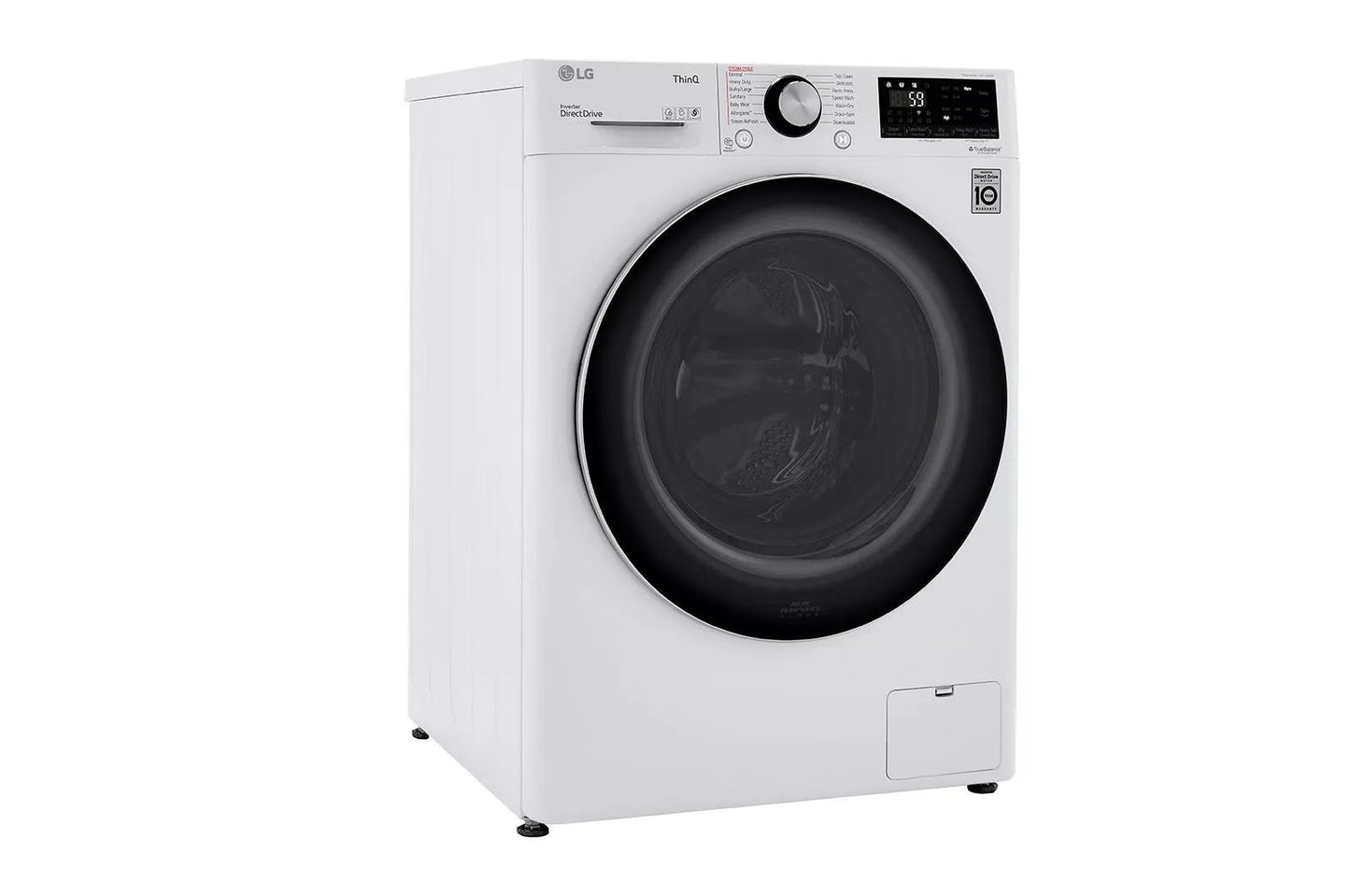 LG WM3555HWA 2.4 CU.FT. Smart Wi-fi Enabled Compact Front Load All-in-one WASHER...