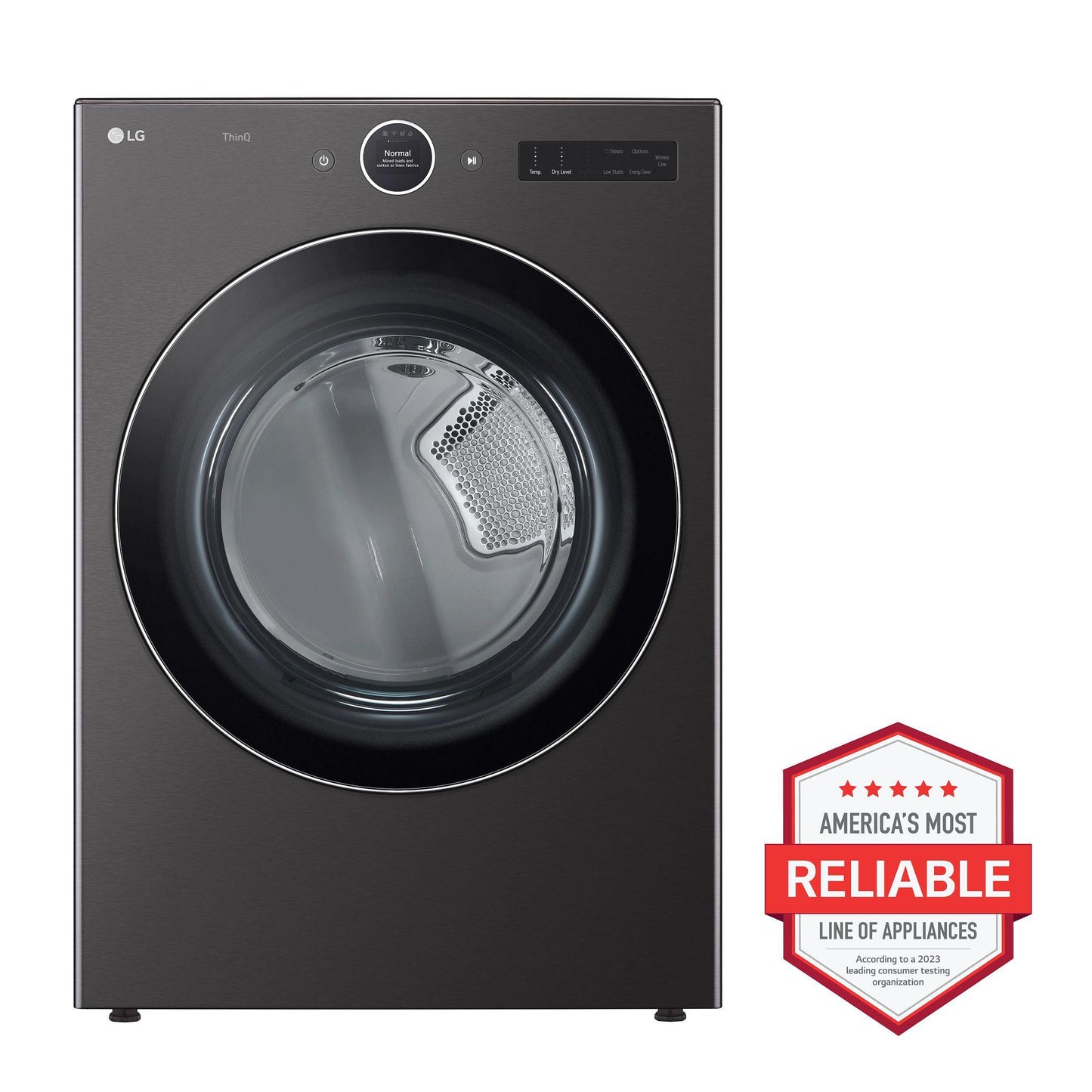 LG DLGX6701B 7.4 Cu. Ft. Ultra Large Capacity Smart Wi-fi Enabled Front Load GAS...