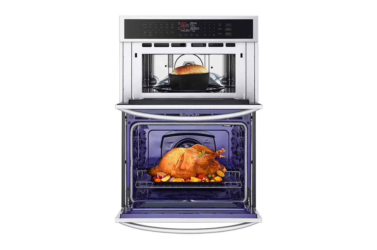 LG WCEP6423F 1.7/4.7 Cu. Ft. Smart Combination Wall Oven With Convection and AIR...