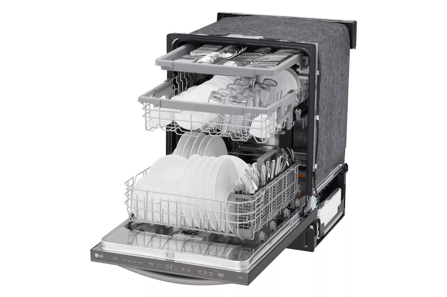 LG LDTH5554D Top-control Dishwasher With 1-hour Wash & Dry, Quadwash Pro, AND...
