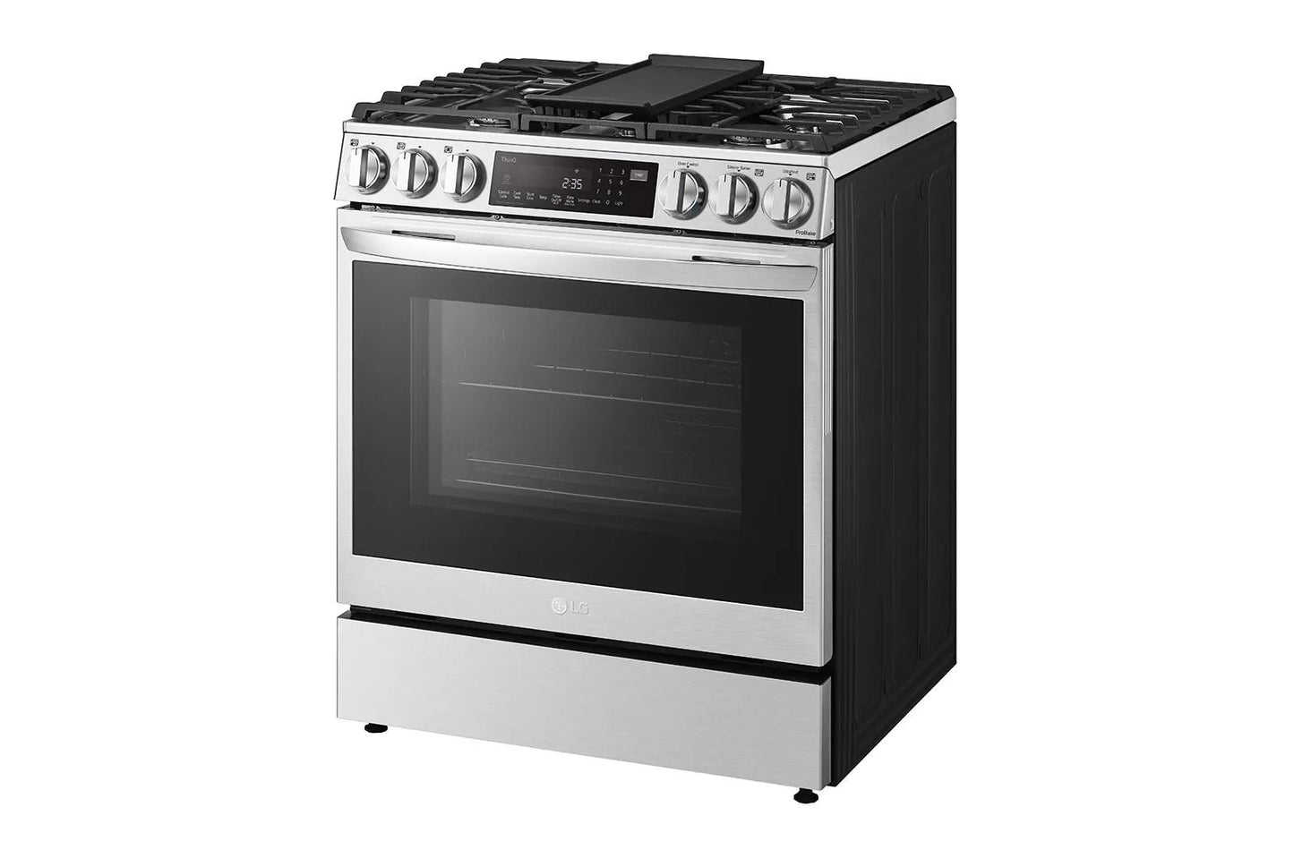 LG LSGL6335F 6.3 Cu Ft. Smart Wi-fi Enabled Probake Convection Instaview G...
