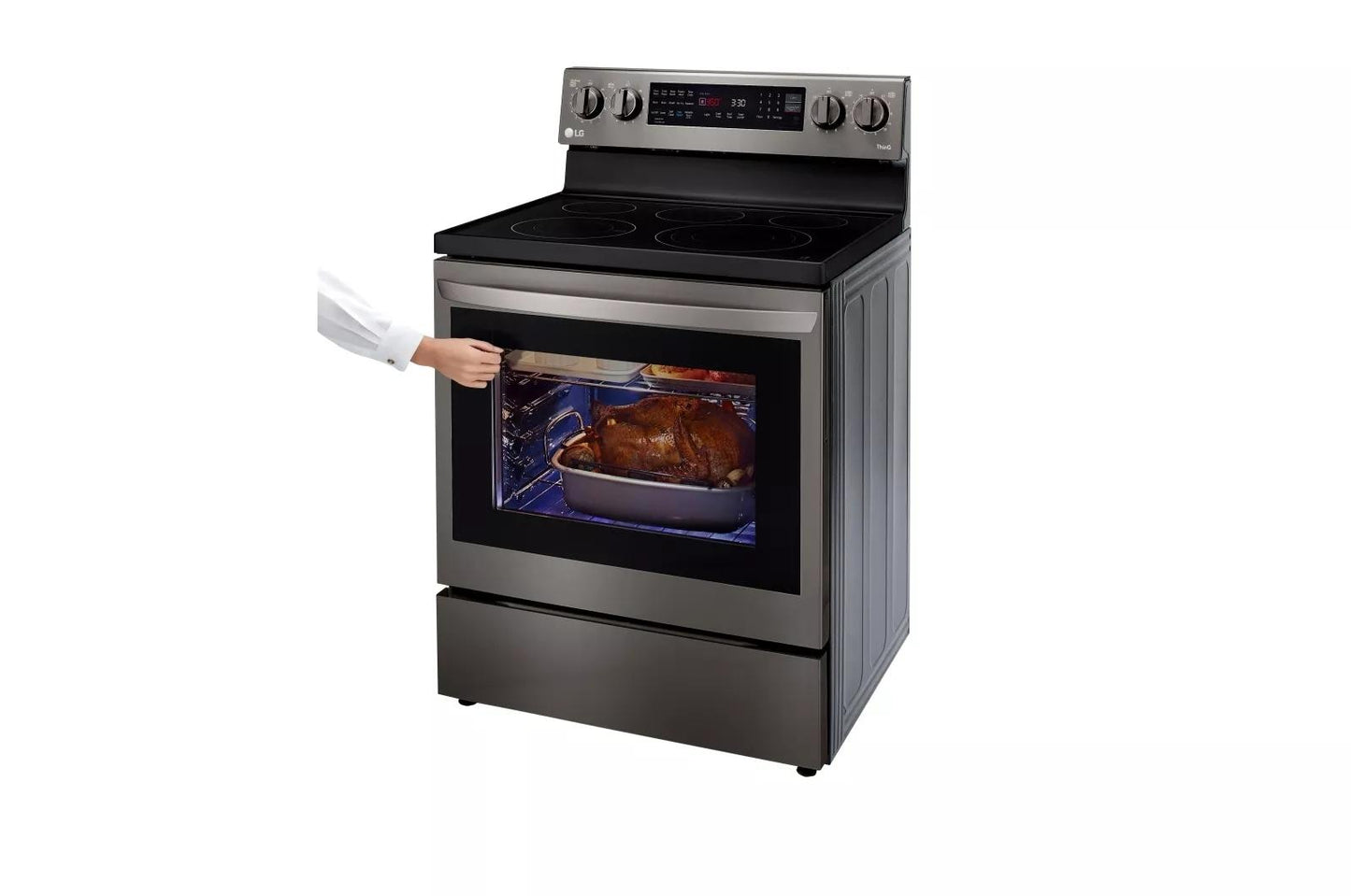 LG LREL6325D 6.3 Cu Ft. Smart Wi-fi Enabled Electric Single Oven Instaview R...