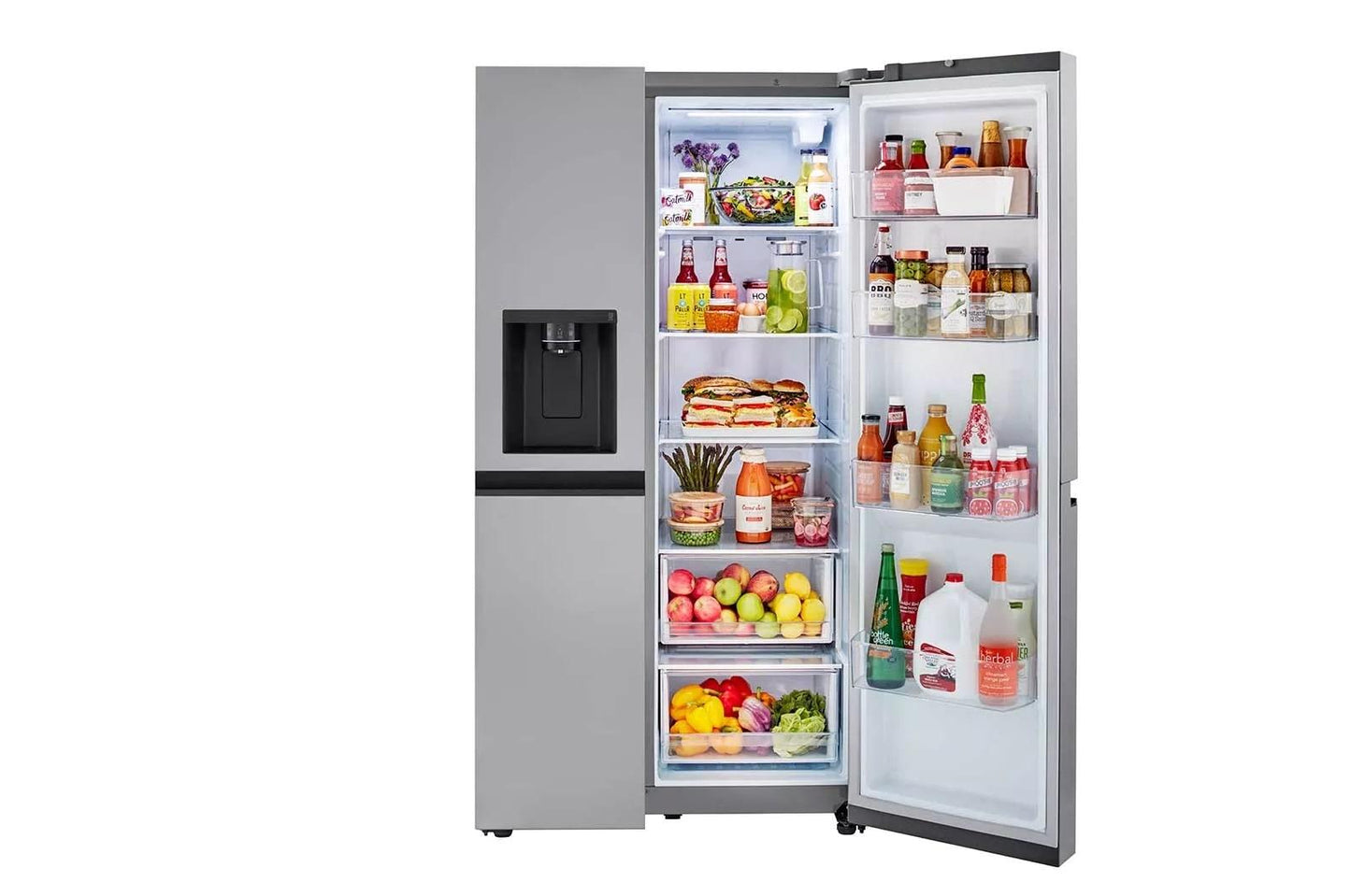 LG LRSXS2706S 27 Cu. Ft. Side-by-side Refrigerator With Smooth Touch Ice Dispenser