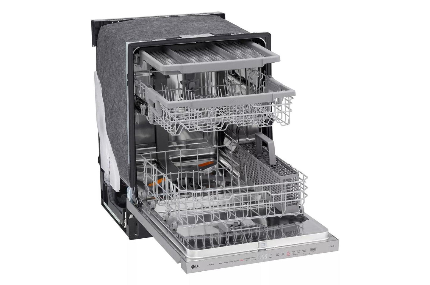 LG LDPH5554S Smart Top-control Dishwasher With 1-hour Wash & Dry, Quadwash PR...