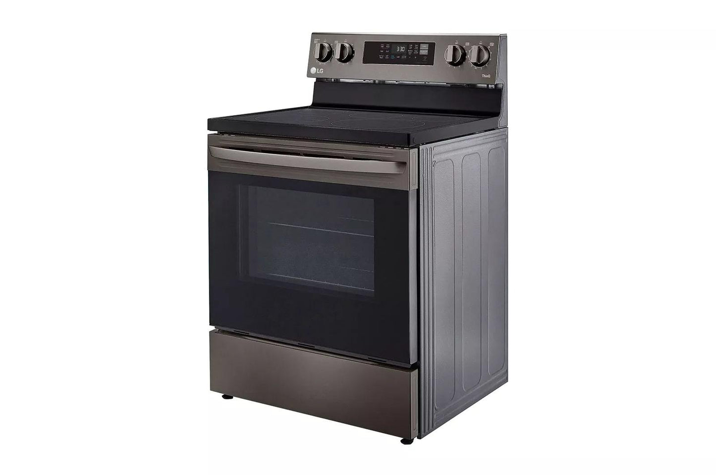 LG LREL6323D 6.3 Cu Ft. Smart Wi-fi Enabled Fan Convection Electric Range With A...
