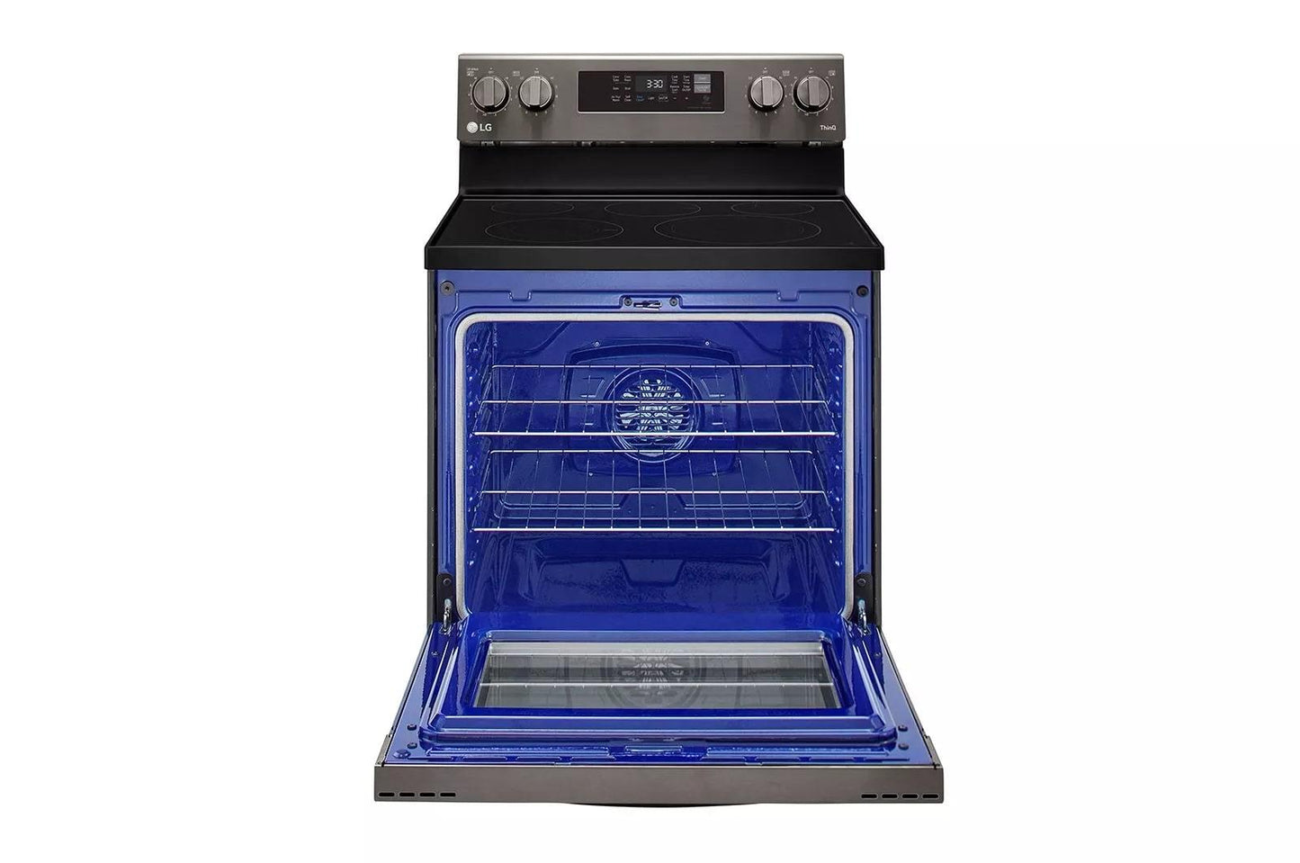 LG LREL6323D 6.3 Cu Ft. Smart Wi-fi Enabled Fan Convection Electric Range With A...