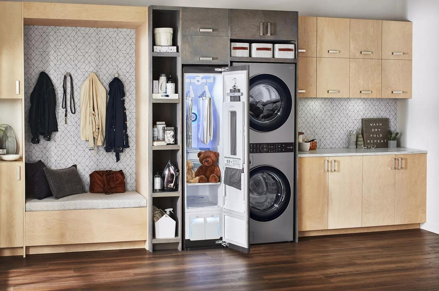 LG S3MFBN Styler - Refresh Garments In Minutes With Smart Wi-fi Enabled STEAM...