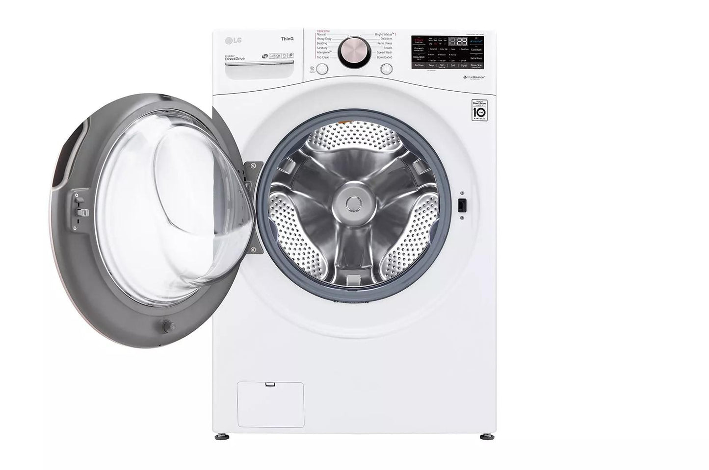LG WM4000HWA 4.5 Cu. Ft. Ultra Large Capacity Smart Wi-fi Enabled Front Load WAS...