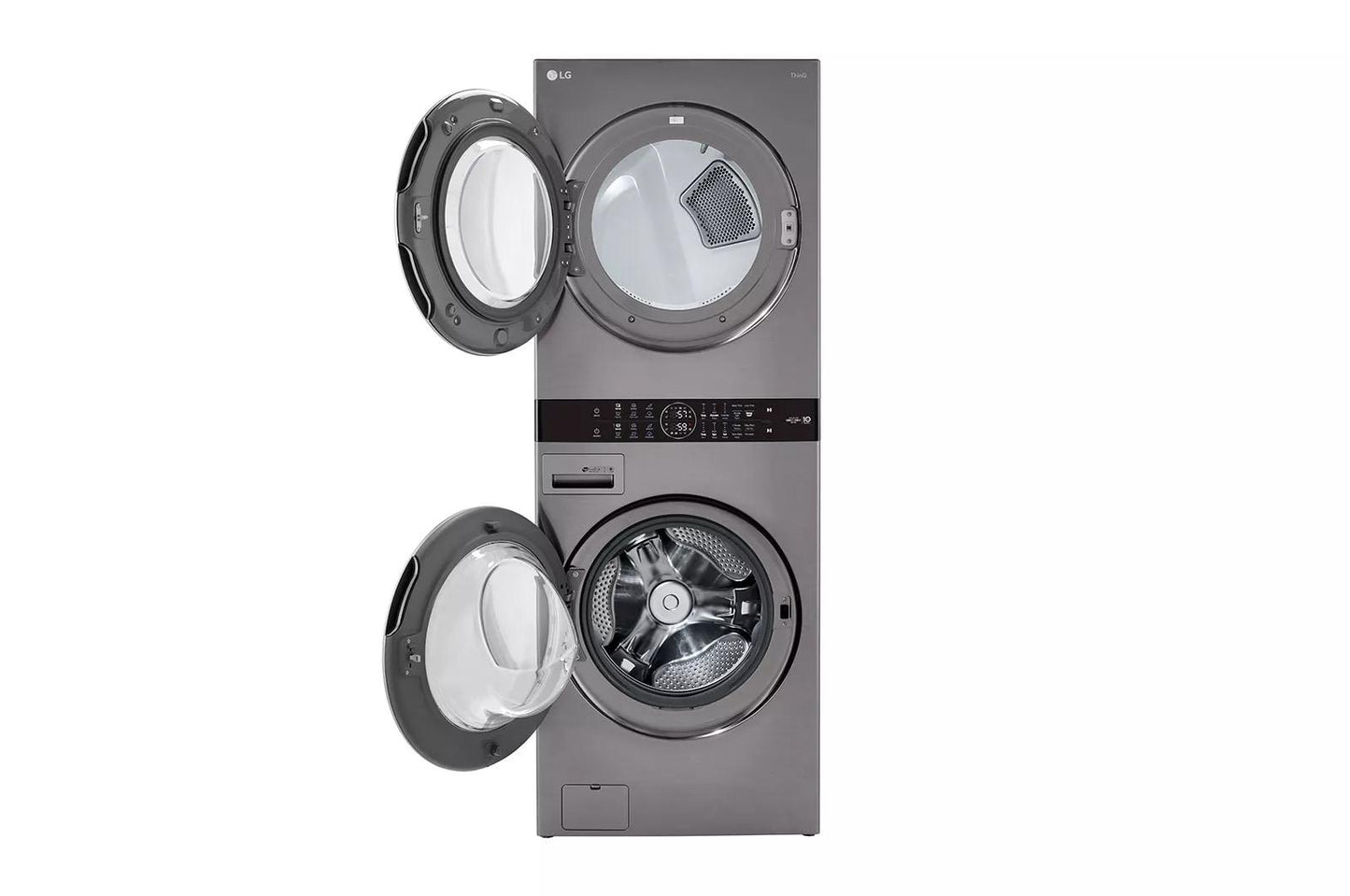 LG WKG101HVA Single Unit Front Load LG Washtower With Center Control 4.5...
