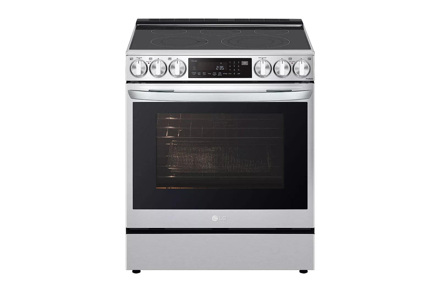 LG LSEL6335FE 6.3 Cu Ft. Smart Wi-fi Enabled Probake Convection Instaview E...