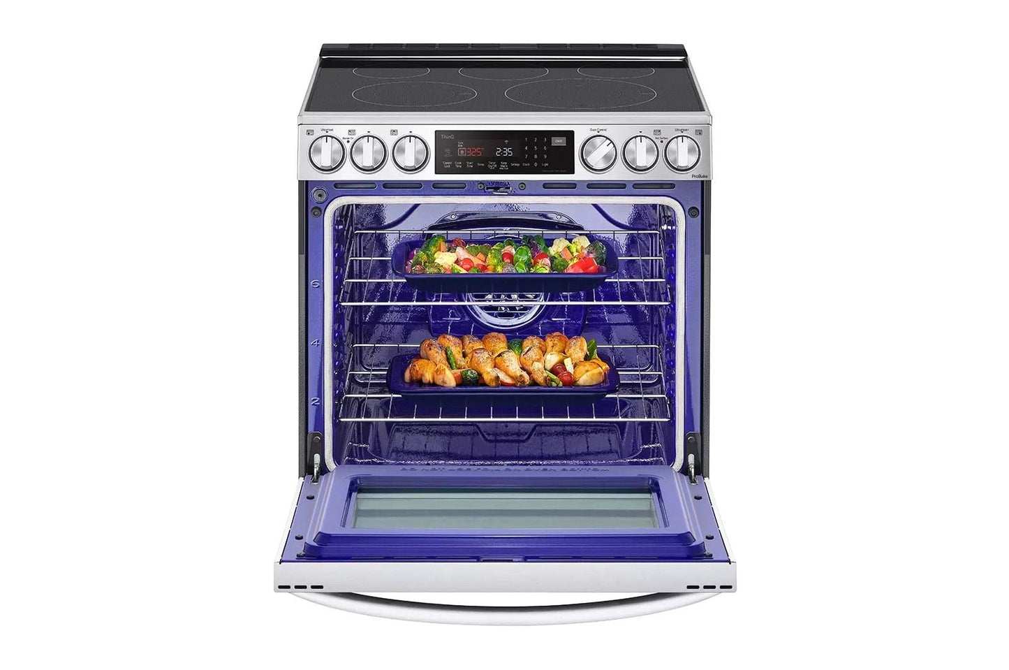 LG LSEL6337F 6.3 Cu Ft. Smart Wi-fi Enabled Probake Convection Instaview E...