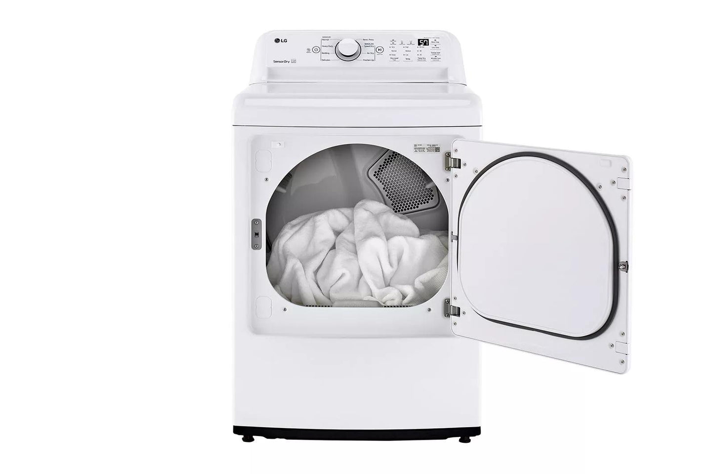 LG DLG7001W 7.3 Cu. Ft. Ultra Large Capacity Top Load Gas Dryer With Sensor DRY...