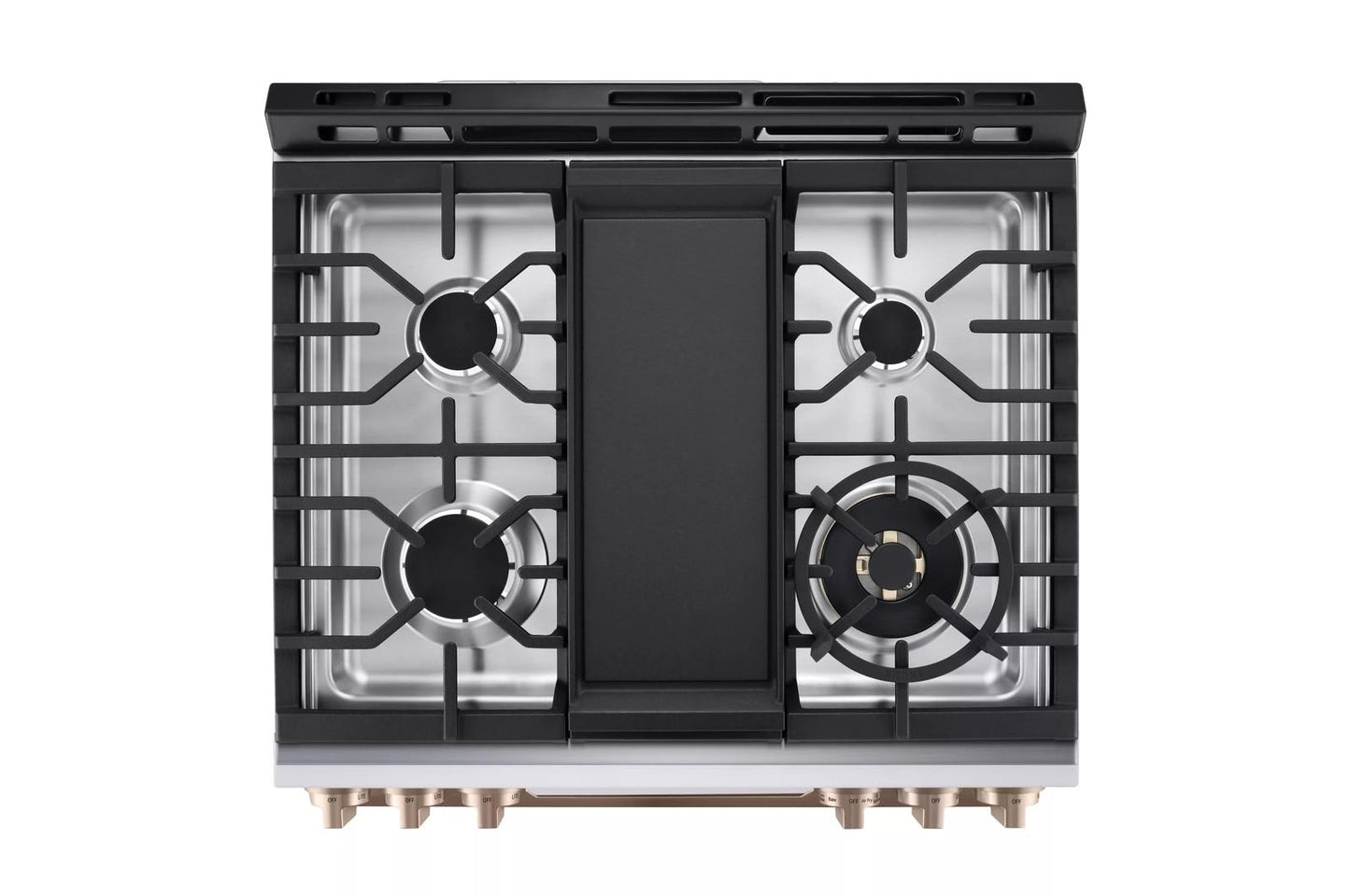 LG LSGS6338N LG Studio 6.3 Cu. Ft. Instaview Gas Slide-in Range With Probake ...
