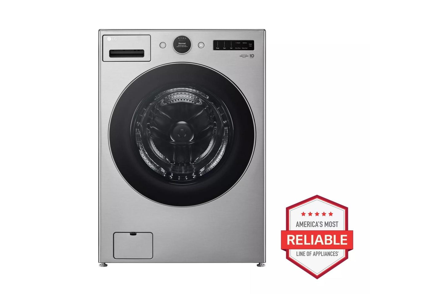 LG WM5700HVA 4.5 CU.FT. Smart Front Load Washer With Turbowash 360, B...