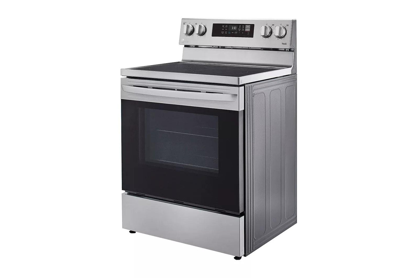 LG LREL6323S 6.3 Cu Ft. Smart Wi-fi Enabled Fan Convection Electric Range With A...