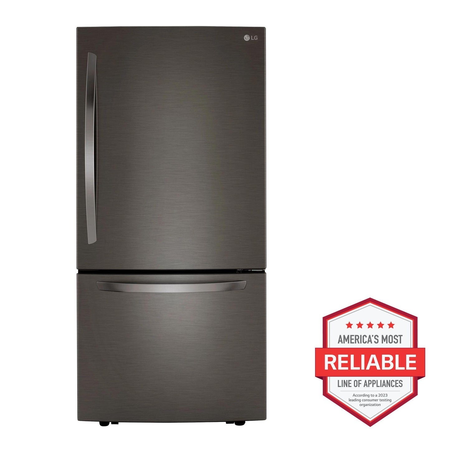 LG LRDCS2603D LG 26 Cu. Ft. Bottom Freezer Refrigerator