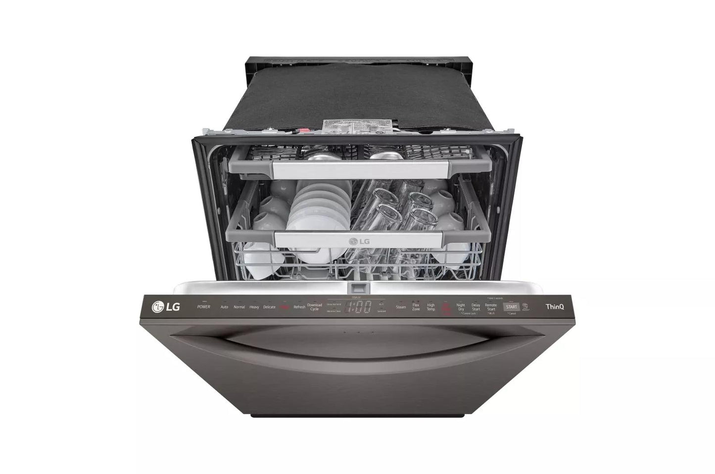 LG LDTH7972D Smart Top Control Dishwasher With 1-hour Wash & Dry, Quadwash P...