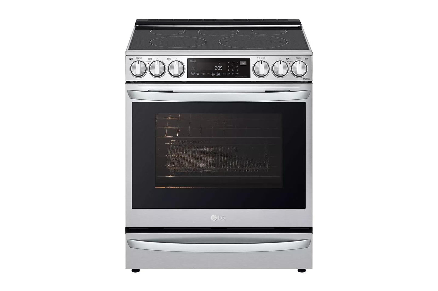 LG LSEL6337F 6.3 Cu Ft. Smart Wi-fi Enabled Probake Convection Instaview E...
