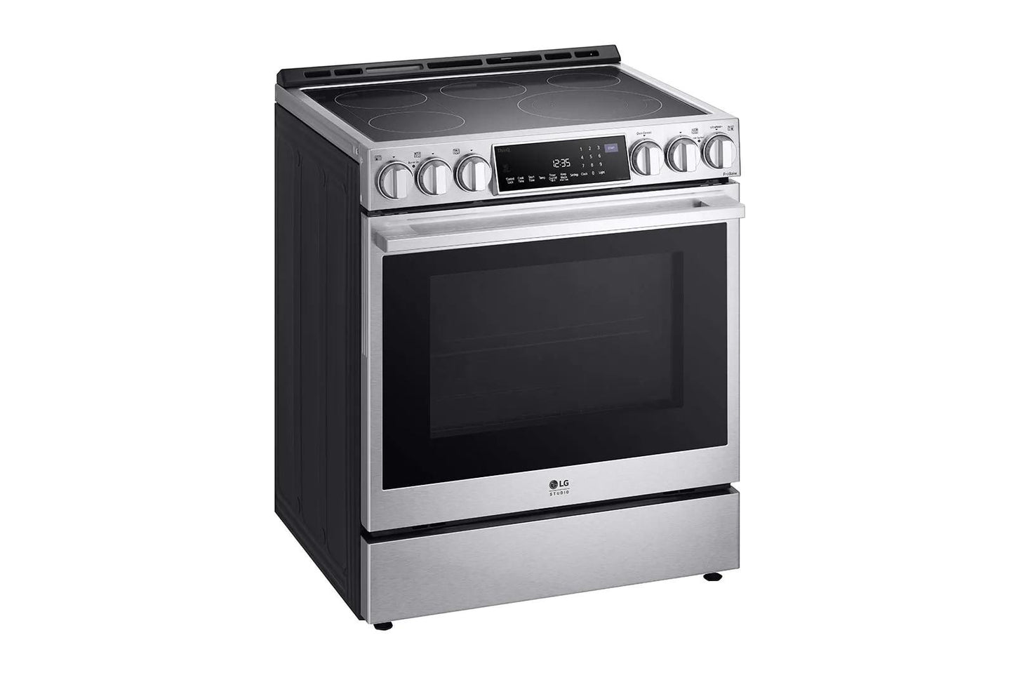 LG LSES6338F LG Studio 6.3 Cu. Ft. Instaview Electric Slide-in Range With PRO...