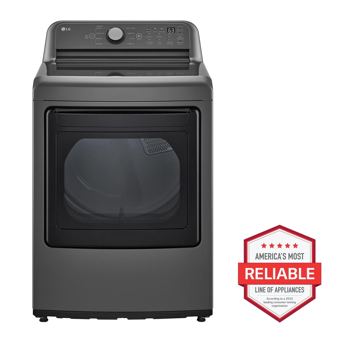 LG DLG7151M 7.3 Cu. Ft. Ultra Large Capacity Rear Control Gas Energy Star DRYER...
