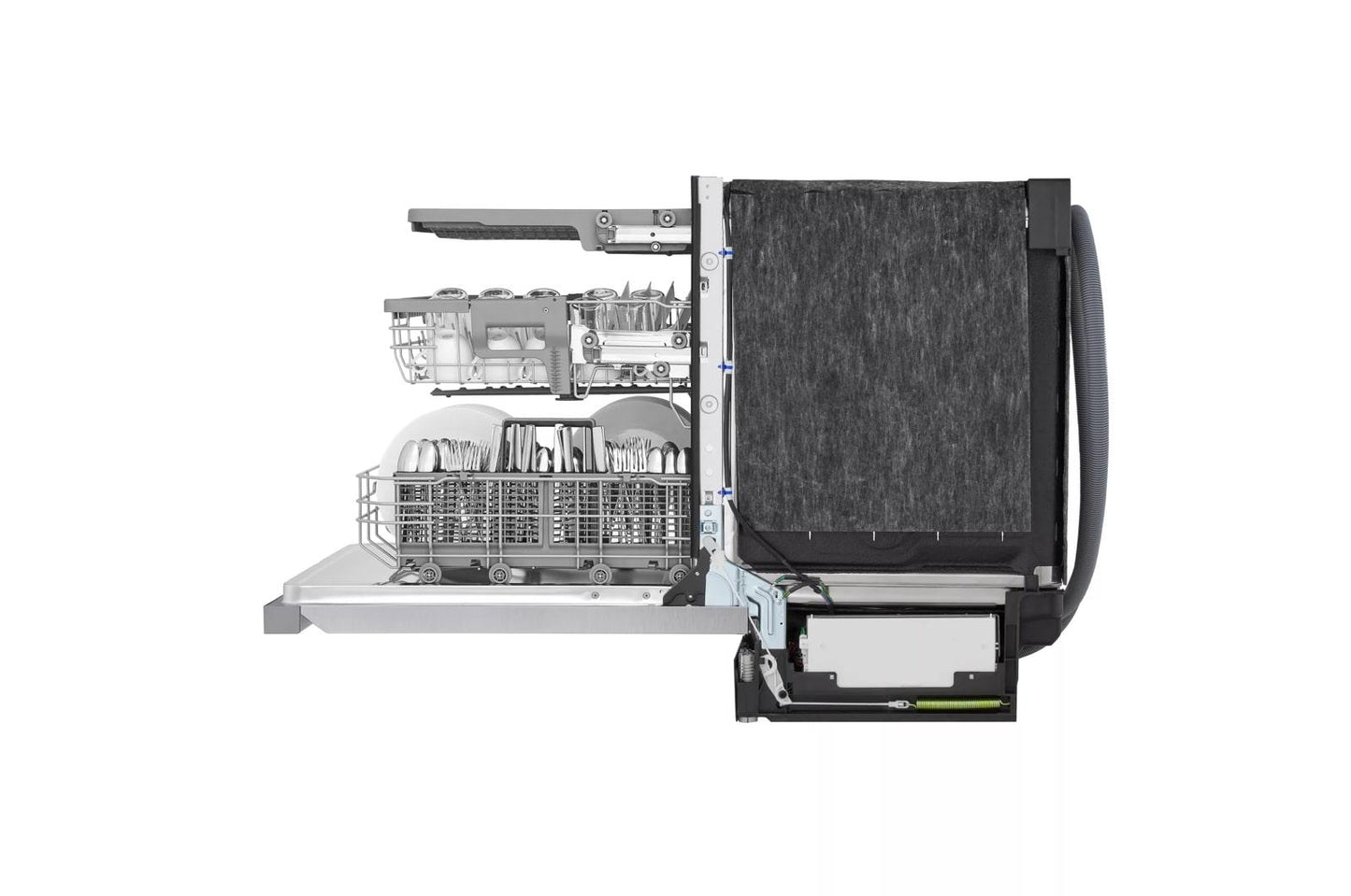 LG LDPH5554S Smart Top-control Dishwasher With 1-hour Wash & Dry, Quadwash PR...