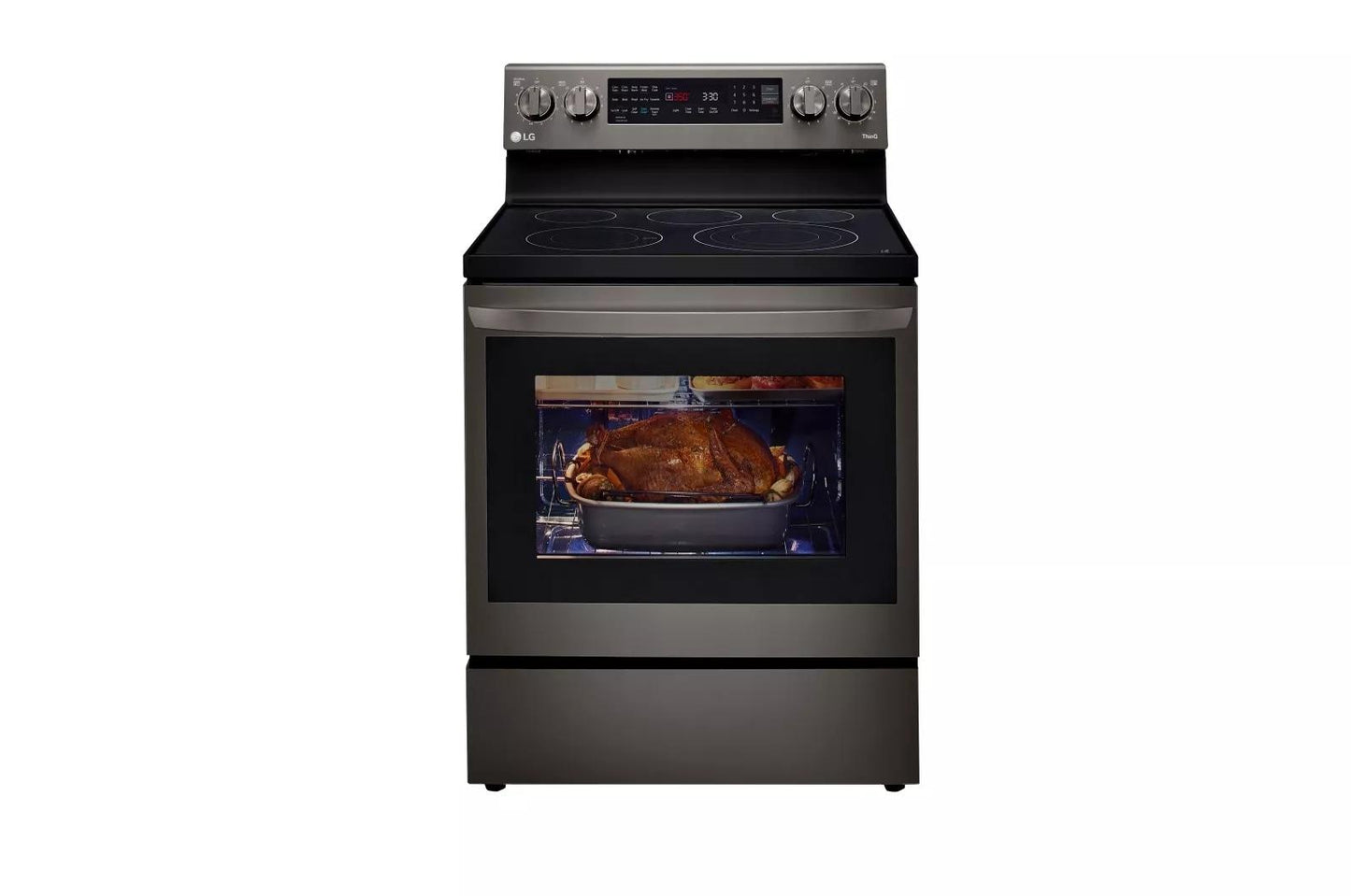 LG LREL6325D 6.3 Cu Ft. Smart Wi-fi Enabled Electric Single Oven Instaview R...