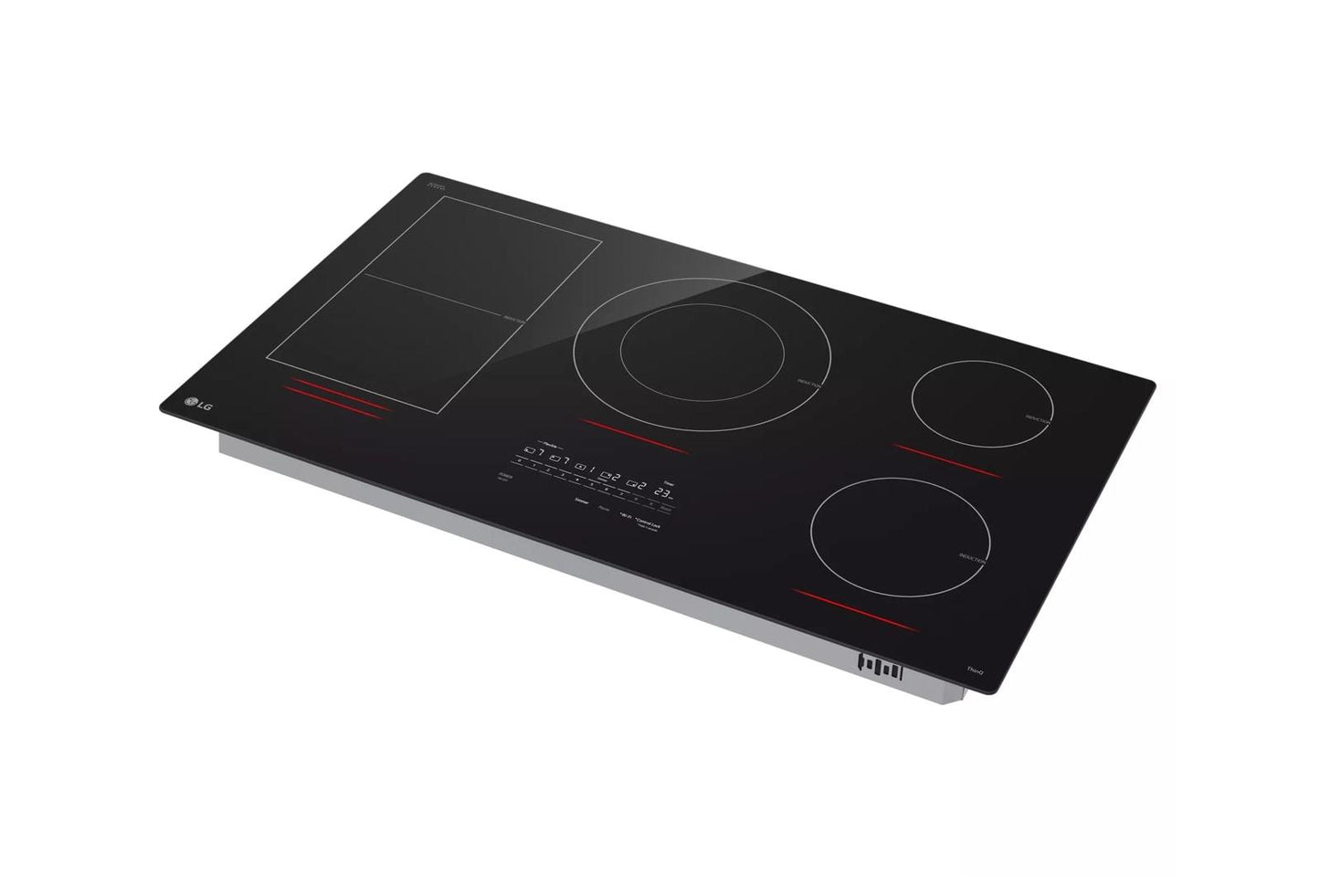 LG CBIH3617BE LG 36"" Smart Induction Cooktop With Ultraheat 5.0KW Element