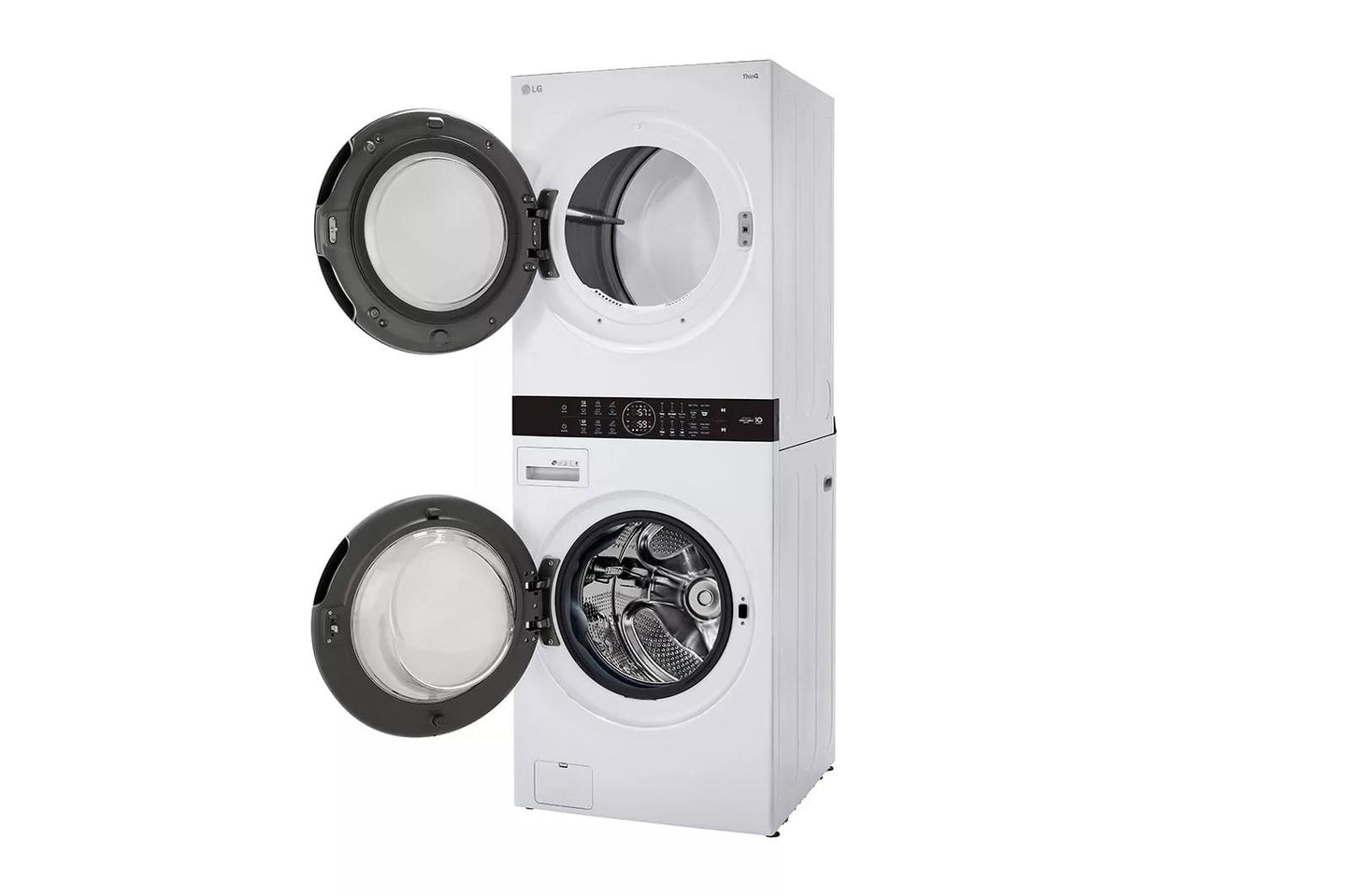 LG WKG101HWA Single Unit Front Load LG Washtower With Center Control 4.5...