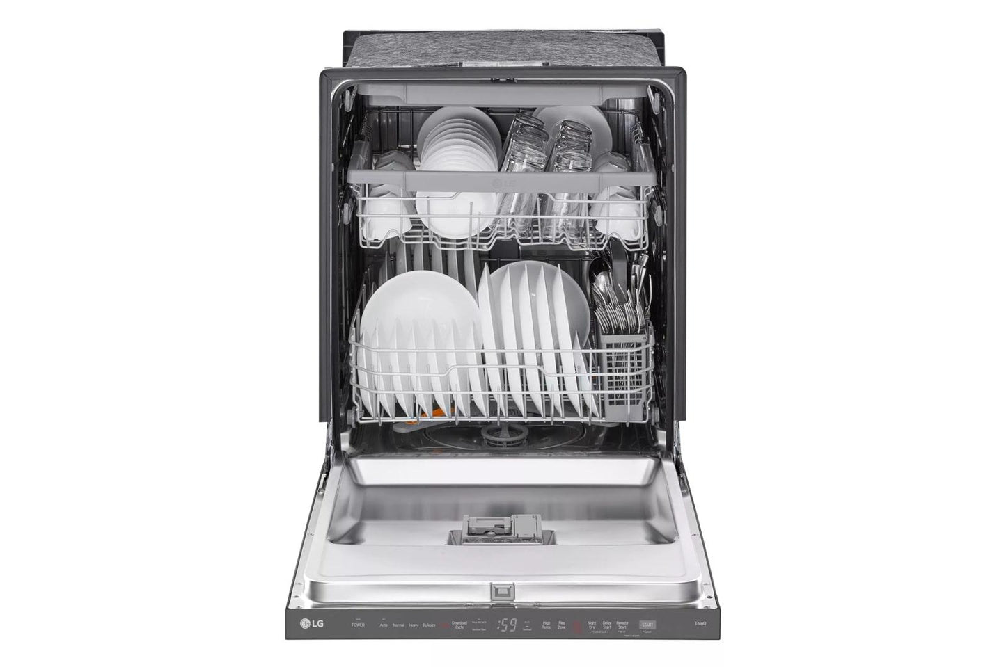 LG LDPH5554D Smart Top-control Dishwasher With 1-hour Wash & Dry, Quadwash PR...